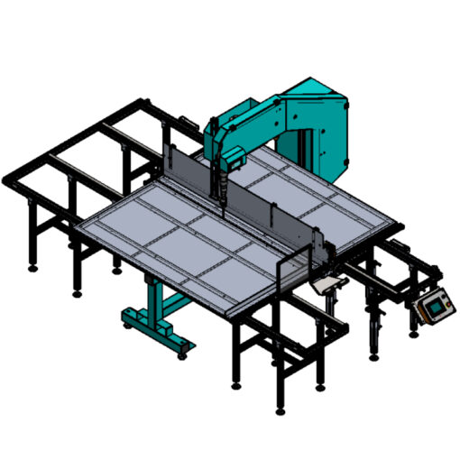Scie à ruban avec table coulissante REXEL R1150/PB (coupe de mousse) – Image 10