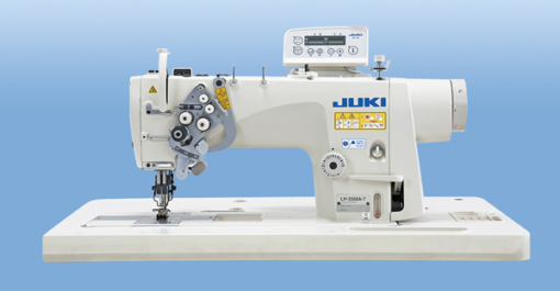 Machine à coudre 2 aiguilles escamotable JUKI LH-3568A-7 - coupe fil- crochet standard