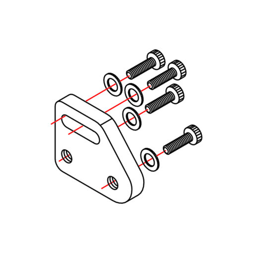 Pièce Adaptateur KB867 Durkoop adler 667 -867 -669 Pour Guide Escamotable