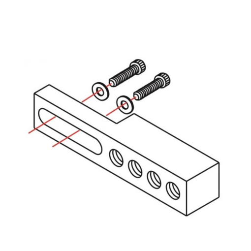 Pièce Adaptateur KB09 PFAFF 335, 1245 Pour Guide Escamotable
