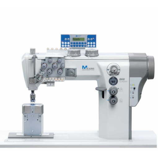 Machine triple entrainement 2 aiguilles pilier ESCAMOTABLE DURKOOP ADLER 868-490322-M - COUPE FIL