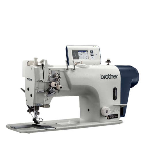 Machine à coudre 2-aiguilles fixe avec coupe-fil, gros crochet BROTHER T-8722D NEXIO